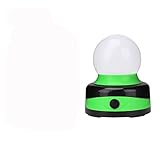 LSXLSD. tragbar LED Magnetische Arbeitsscheinwerfer 1 Mode Handlicher Haken Camping Zeltscheinwerfer Notfall Inspektion Lanterna for Kampierlicht im Freien (Color : Green)