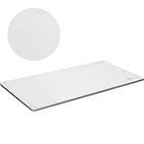 VEVOR Tischplatte, 152,4 x 63,5 x 2,5 cm, 100 kg Tragfähigkeit, universeller einteiliger Spanplatten-Schreibtisch für höhenverstellbaren elektrischen Stehpultrahmen, rechteckige Arbeitsp