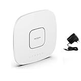 NETGEAR WAX630 WLAN Access Point PoE++ WiFi 6 (AX6000 Speed Tri-Band, WPA3, 802.11ax Mesh-fähig, 2.5G LAN, Lokal oder Insight Remote Management, PoE+ powered - inklusive Netzteil PAV12V35 mit 3.5A)