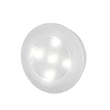 Angoily 2er Set Kabellose LED Puck Leuchten Mit Bewegungsmelder Selbstklebend Batteriebetrieben Ideal Für Kleiderschrank Schrankbeleuchtung Extra Starkes Klettband Weißes L
