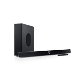 Teufel CINEBAR 11-2.1 Soundbar Set mit Kabellosem Subwoofer, Dolby Audio, Bluetooth 5.0, HDMI 3D ARC CEC, 4K Pass Through, Dynamore, Touch Panel - Schw