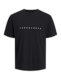 JACK & JONES Herren Jjestar Jj Tee Noos T-Shirt, Schwarz, L EU