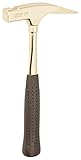 Picard Typ 298 vergoldet Latthammer 600 gramm Kopfgewicht, geraute Bahn, Zimmererhammer mit Magnetischem Nagelhalter - Zimmermannshammer mit Anti-Vibration Griff,