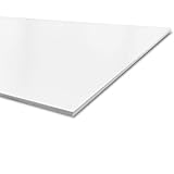 Fixmount Hartschaum Platten PVC weiß 3mm stark - 80x120cm - 1 Stück - witterungsbeständig
