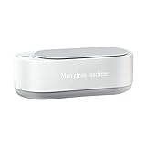 Ultraschallreiniger 45000Hz, Reiniger Ultraschallgerät Ultraschallreinigungsgerät Ultrasonic Cleaner 350ml für Brillen Uhren Schmuck Ringe Halsketten Make-up-Pinsel (Weiß)