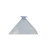 laoonl 3D Hologramm Pyramide Display Projektor - Video Ständer Universal für Smartphone