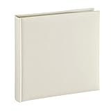 Hama Fotoalbum Jumbo 30x30 cm (Fotobuch mit 80 weißen Seiten, Album für 320 Fotos zum Selbstgestalten und Einkleben) beige pastell