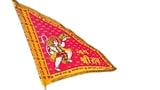 Hanuman Jee Dhwaj, Hanuman Jhanda für Pooja Bajrangbali Flagge für Puja Anushthan Religiöse Hawan Yagya Havan Artikel