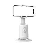 OBEST Smartphone Halter,Automatische Gesichtsverfolgung Handy Schwenkneigung,360° Drehbar,Mit Fernbedienung,Selfie Stick für Videoaufzeichnung,Live-Streaming,Vlog