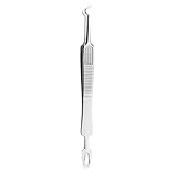 VINTORKY 3 Teiliges Edelstahl Blackhead Extractor Set Gebogene Und Gerade Pinzetten Für Effektive Akne Und Mitesserentfernung Pimple Remover Kit Für Professionelle Hautpfleg