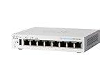 Cisco Business CBS250-8T-D Smart Switch | 8 GE-Ports | Desktop | Eingeschränkte Lebenszeitgarantie für Hardware (CBS250-8T-D-EU)
