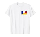 Frankreich Flagge France Germany Friend Deutschland Fahne T-Shirt
