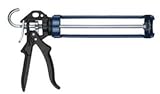 BATIFIX Kartuschenpresse mit Drehrahmen - Profi Kartuschenpistole für alle gängigen 150-300ml Dicht- und Klebstoff- Kartuschen (Silikon, Acryl, Mörtel etc.)