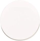 Wzqwzj Kunststoff Platte, weiß Acryl Runde Blatt, Plexiglas Brett, mit Schutzpapier, Dicke: 5 mm,Diameter:100mm