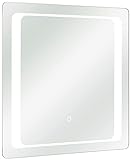 Pelipal Badezimmer-Spiegelpaneel Quickset 374, 70 x 70 cm | Spiegel inkl. Touchsensor