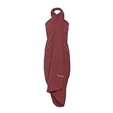 KNIT FACTORY - Liv Pareo/XL Schal - Tuch Schal für Damen - Multifunktionales Musselintuch - Strandtuch - 100% Baumwolle - Stone Red