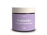 Probiotika mit 10 wichtigen Bakterienkulturen für gesundes Darm-Mikrobiom, 8 Milliarden CFUs pro Kapsel, hergestellt in Österreich 60 vegane Kapseln