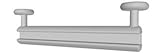 Dekohaken24' - Schlaufengleiter, 28 Stück, für 5 cm Schlaufen, zum Dekorieren von Schlaufenschals/Schlaufenvörhängen an Einer Gardinenstange oder Gardinenschiene