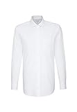 Seidensticker Herren Modern Extra Langer Arm mit Kent Kragen Bügelfrei Businesshemd, Weiß (Weiß 1), 48 EU
