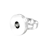 ANDANTE Chunk Ring für Chunks Click-Buttons Druckknöpfe - größenverstellbar (17-20 mm)
