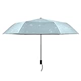 Winddichter umgekehrter Regenschirm Blaue Schneeflocken Vektor-Illustration Kinderschirm Tragbarer leichter winddichter Kinderregenschirm für Mädchen Sonne Regen-perfekter zusammenklappbare