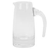 HEIMP Klarglaskrug Wasserkocher: Krug Glas Wassertopf Wasserkocher Glas Weinkaraffe Teekaraffe Getränkekrug Teekanne Krug kältebeständige Wasserflasche Krug