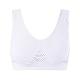 Sale Angebote Sport Bh Beige Sport Bh Damen Atmungsaktiv Komfort Frauen Yoga Gym Fitness Sport Up Bh Hohl Bh Workout Gym Yoga Bh Frauen Nicht-Stahl-Ring Nicht-Marking H Sale Angebote Comfort Air B