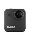 GoPro Max - wasserdichte 360-Grad-Digitalkamera mit unzerbrechlicher Stabilisierung, Touchscreen und Sprachsteuerung - Live-HD-Streaming, 4K, Black