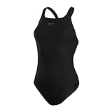 Speedo Damen Endurance+ Medalist Badeanzug, Schwarz, 46