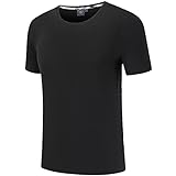 WBYFDC 3D T-Shirt Einfarbig Herren Und Damen Kurzarm Sommer Straße Atmungsaktiv Lässig Sport Laufen Rundhalsausschnitt