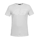 Vr46 Core Men's Core On Tone T-Shirt, Weiß, XL