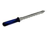 Green Home Dämmstoffmesser mit Kunststoffgriff (TPR) – 2 Komponentengriff - 20 cm Klingenlänge – Feststehende Klinge – I