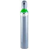 ALLWELD Argon 4.6 Gasflasche 10 Liter - 99,996% Reinheit - WIG/MIG Schweißen - fabrikneu - EU-Zugelassen - Set:1x Argon