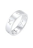 Elli Ring Damen Sterne Astro Cut Out in 925 Sterling Silber