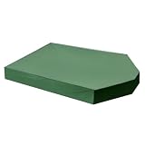 Csafyrt Sandkastenabdeckung wasserdichtes Oxford-Stoff Sandkastenabdeckung Anti-UV-staubdes Sandkastenabdeckung, 63x44.5x8.7 Bootsform Sandkastenabdeckung mit Kordelkordel für den Außenb