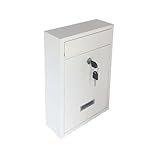 SHCHNA Briefkasten Vorschlagsbox Briefkästen, Briefkasten, Wasserdicht, for Den Außenbereich, Metall, Briefkasten, Wandmontage, Abschließbarer Briefkasten Briefkasten Letter Box