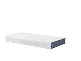 TEMPUR EASE Roll-Matratze 90 x 200 cm - Höhe 18 cm mit Memory Foam, Liegegefühl mittelhart, waschbarer Bezug, 10 Jahre Herstellergarantie, Weiß