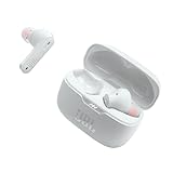 JBL Tune 230 NC TWS – Wasserfeste, True-Wireless In-Ear-Kopfhörer mit Noise-Cancelling in Weiß – Mit bis zu 40 Stunden Musikwiedergabe