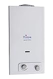 TTulpe Propangas-Durchlauferhitzer Indoor B14 P50 Eco, 1.5 V, Weiß