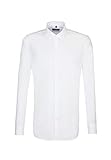 Seidensticker Herren Business Hemd X-Slim Fit – Bügelfreies, sehr schmales Hemd mit Kent-Kragen – Extra langer Arm – 100% Baumwolle, Weiß (Weiß 1), Small (Herstellergröße: 38)