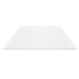 Stegplatte | Hohlkammerplatte | Stegfünffachplatte | Material Polycarbonat | Breite 980 mm | Stärke 16 mm | Farbe Opal Weiß | Extra stark