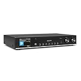 TechniSat DIGITRADIO 143 CD (V3) – Digital HiFi-Tuner, Internetradio (DAB+, UKW, Bluetooth-Audiostreaming, Spotify Connect, CD-Player, WLAN, Breite 43,5 cm, App-Steuerung, Fernbedienung) Schw