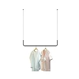Household Products Industrielles Rohr an Der Wand Befestigtes Handtuch-Kleidungs-hänge-Regal-System, Deckenmontage-Kleider-aufbewahrungs-aufhänger, Kommerzielles Hochzeitskleid-Display-Regal