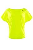 Winshape Damen super leichtes Functional Dance-Top DT101, Winshape Dance Style Freizeit Sport Yoga Workout, neon-gelb, L