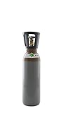 Helium 4.6 5 Liter Flasche/NEUE Gasflasche (Eigentumsflasche), gefüllt mit Helium 4.6 (Reinheit 99,996%) / 10 Jahre TÜV ab Herstelldatum/EU Zulassung - Globalimport