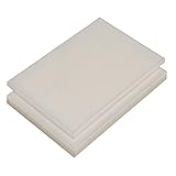 PE-HD Platte Zuschnitte | WEIß NATUR | 2-15mm | VERSCHIEDENE FORMATE | Top Qualität (2 Stück | 20 x 30cm, 3mm)