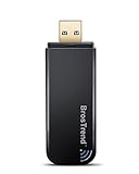 BrosTrend 1200 Mbit/s USB WLAN Stick, WiFi Adapter für PC Desktop Laptop mit Windows 11/10/8.1/8/7, DualBand 5GHz 867Mbit/s + 2,4GHz 300Mbit/s, WLAN Empfänger für PC, WLAN Adapter USB 3.0 WLAN Dong