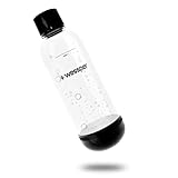 Wessper AQUAFRIZZ Premium Trinkflasche, Hochwertige 1 Liter PET Flasche für Wassersprudler-Saturator | Kunststoff Flasche BPA-FREI Kompatibel mit Wessper-Wassersprudler | aus Recyceltem Kunststoff