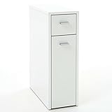 FMD Möbel, 930-001 Casa Nora Mehrzweckschrank, spanplatte / melamin / holz, weiß, maße 20.0 x 45.0 x 61.0 cm (BHT)