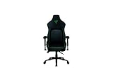 Razer Iskur - Premium Gaming-Stuhl mit integrierter Lendenwirbelstütze (Schreibtischstuhl/Bürostuhl, mehrlagiges Kunstleder, Schaumstoff-Polster, Kopfpolster, Höhenverstellbar) Schwarz - Grün